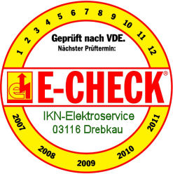 E-Check vom IKN-Elektroservice Drebkau